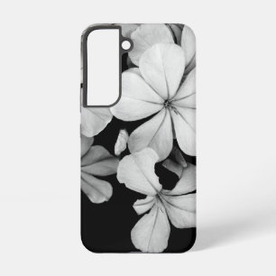 Schwarz-Weiß-Blumenfotografie Samsung Galaxy Hülle