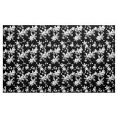 Schwarz-weiß blumenreich stoff (Yard (91,4 cm))