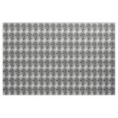 Schwarz-Weiß-Blumenstoffe Stoff (Yard (91,4 cm))