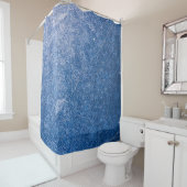 Schwarz-Weiß-Blumentextilien Duschvorhang (Beispiel)