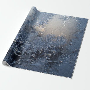 Schwarz-Weiß-Blumentextilien Geschenkpapier