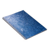Schwarz-Weiß-Blumentextilien Notizblock (Rechte Seite)