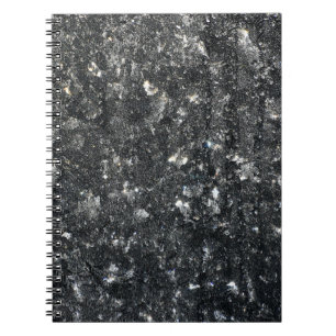 Schwarz-Weiß-Blumentextilien Notizblock