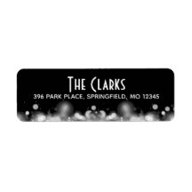 Schwarz-Weiß-Bokeh verschwommene Leuchten Adressen