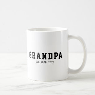 Schwarz-Weiß-Bold-Opa-Etabliert Kaffeetasse