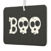 Schwarz-Weiß-Bony Skull-Boo Autolufterfrischer (Links)