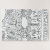 Schwarz-Weiß-Boulangerie-Jigsaw-Puzzle Puzzle (Horizontal)