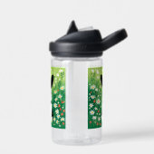 Schwarz-Weiß-Braun-Wasser-Flasche Trinkflasche (Links)