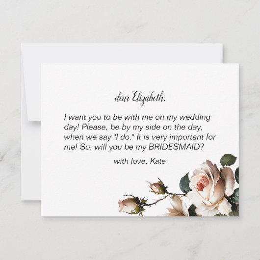 Schwarz-Weiß-Brautparty Einladung (Rückseite)