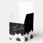 Schwarz-Weiß-Brautparty Geschenkschachtel (Geöffnet)