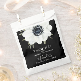 Schwarz-Weiß-Brautparty Geschenktütchen