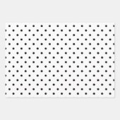 Schwarz/Weiß-Bridal/Polterabend Geschenkpapier Set (Vorderseite 3)