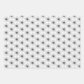 Schwarz/Weiß-Bridal/Polterabend Geschenkpapier Set (Vorderseite 2)