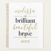 Schwarz-weiß Brilliant Schöner, schöner, schöner S Planer (Vorderseite)