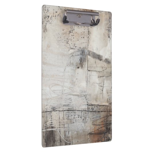 Schwarz-weiß & Bronze Klemmbrett (Rechts)