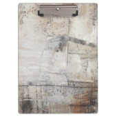 Schwarz-weiß & Bronze Klemmbrett (Vorderseite)