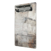 Schwarz-weiß & Bronze Mini Klemmbrett (Gewinkelt2)