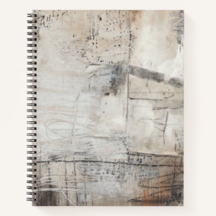 Schwarz-weiß & Bronze Notizblock