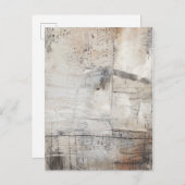 Schwarz-weiß & Bronze Postkarte (Vorne/Hinten)