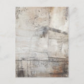 Schwarz-weiß & Bronze Postkarte (Vorderseite)