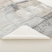 Schwarz-weiß & Bronze Sherpadecke (3/4)