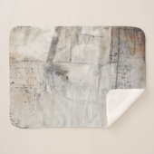 Schwarz-weiß & Bronze Sherpadecke (Vorderseite (Horizontal))