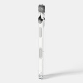 Schwarz-Weiß-Buchstaben M Elegantes Wasser Case-Mate iPhone Hülle (Rückseite / Rechts)