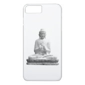 Schwarz-Weiß-Buddha-Statue Case-Mate iPhone Hülle (Rückseite)