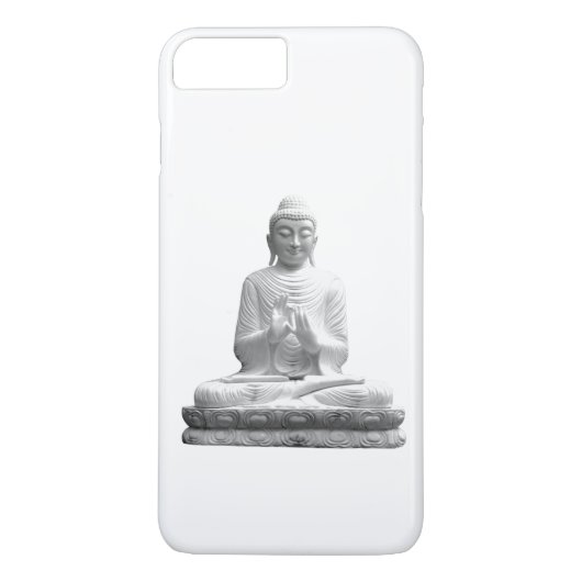 Schwarz-Weiß-Buddha-Statue Case-Mate iPhone Hülle (Rückseite)
