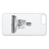 Schwarz-Weiß-Buddha-Statue Case-Mate iPhone Hülle (Rückseite (Horizontal))