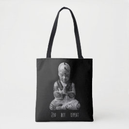 Schwarz-Weiß-Buddha Tasche