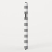 Schwarz-Weiß-Buffalo Kariert Case-Mate iPhone Hülle (Hinten/Rechts)