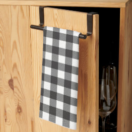 Schwarz-Weiß Buffalo Kariert Küchentücher