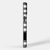 Schwarz-Weiß-Buffalo Kariert Personalisiert Case-Mate iPhone Hülle (Rückseite / Rechts)