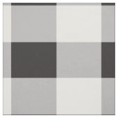 Schwarz-Weiß Buffalo Karierter Karo Muster Stoff (Muster)