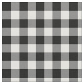 Schwarz-Weiß-Buffalo-Karo Stoff (Nahaufnahme)