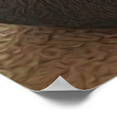 Schwarz-Weiß-Bunny-Poster Poster (Ecke)