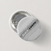 Schwarz-Weiß-Button/ Button (Vorne & Hinten)