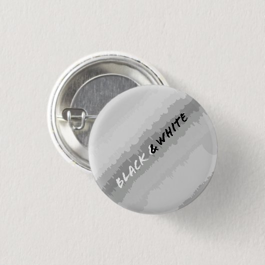 Schwarz-Weiß-Button/ Button (Vorne & Hinten)