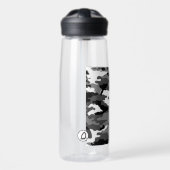 Schwarz-Weiß-Camouflage Camelbak Wasserflasche Trinkflasche (Vorne)