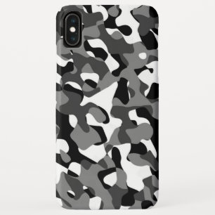 Schwarz-Weiß-Camouflage-Druckmuster Case-Mate iPhone Hülle