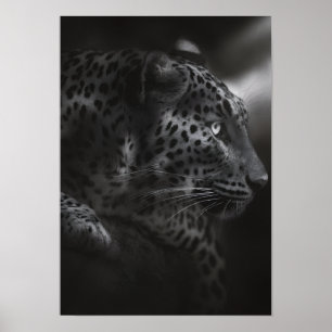Schwarz-Weiß-Canva Poster