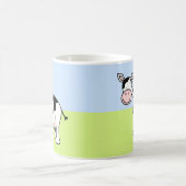Schwarz-Weiß-Cartoon. Kaffeetasse (Mittel)