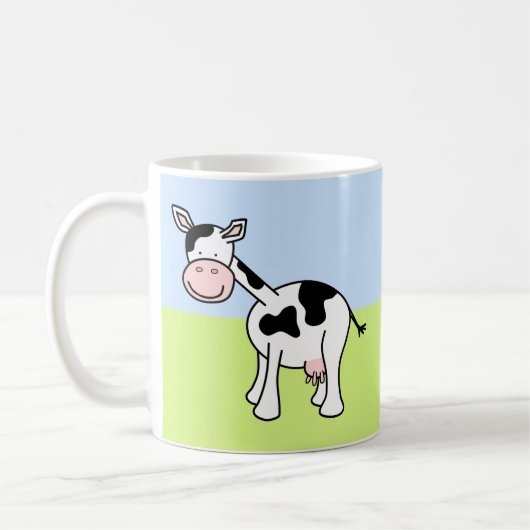 Schwarz-Weiß-Cartoon. Kaffeetasse (Links)