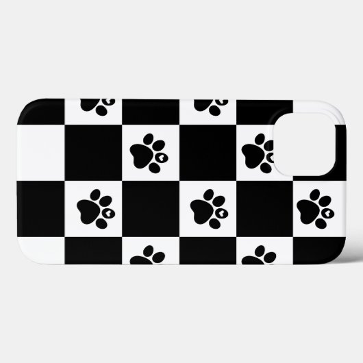 Schwarz/Weiß Case-Mate iPhone Hülle (Rückseite (Horizontal))