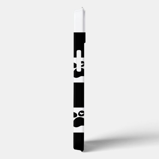 Schwarz/Weiß Case-Mate iPhone Hülle (Rückseite / Rechts)