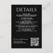 Schwarz-Weiß-Celestial Begleitkarte (Vorderseite)