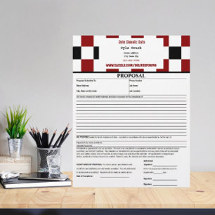 Schwarz-Weiß-Checkliste Briefbogen