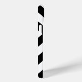 Schwarz-Weiß-Chevrons Case-Mate iPhone Hülle (Rückseite / Rechts)
