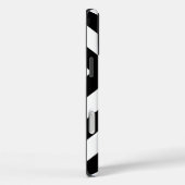 Schwarz-Weiß-Chevrons Case-Mate iPhone Hülle (Rückseite / Rechts)
